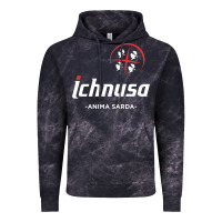 Cloud Black ichnusa Vintage Hoodie - ArtChic
