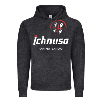 Vintage Black ichnusa Vintage Hoodie - ArtChic