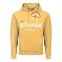 Vintage Mustard ichnusa Vintage Hoodie - ArtChic