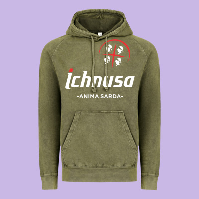 Ichnusa Vintage Hoodie Designed By Artchic