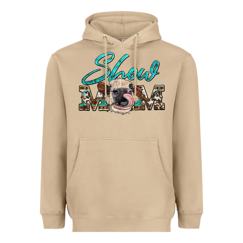 Show Mom Aztec Cowhide Heifer Heavyweight Hoodie by Artiststas | Teevron