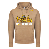 Vintage Coffee bulldozercat 1 Vintage Hoodie - ArtChic