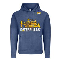 Vintage Denim bulldozercat 1 Vintage Hoodie - ArtChic