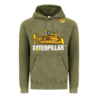 Bulldozercat 1 Vintage Hoodie | Teevron