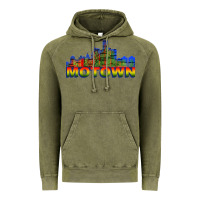 Vintage Olive MOTOWN Vintage Hoodie - ArtChic