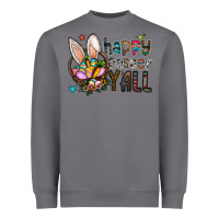 Storm Happy Easter Y'all Heavyweight Sweatshirt - CowhideDigitalArt