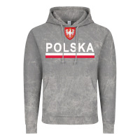 Cloud Rock Sporty Polska Flag And Emblem Polish Coat Of Arms Pullover Hoodie Vintage Hoodie - ArtChic
