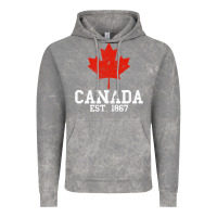 Cloud Rock vintage canada est.1867 maple leaf canadian flag r Vintage Hoodie - ArtChic