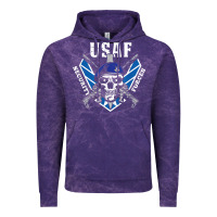 Cloud Purple US Air Force Security Forces Vintage Hoodie - ArtChic