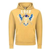 Vintage Mustard US Air Force Security Forces Vintage Hoodie - ArtChic