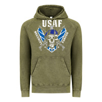 Vintage Olive US Air Force Security Forces Vintage Hoodie - ArtChic