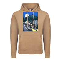 Vintage Coffee initial d poster hipster Vintage Hoodie - ArtChic