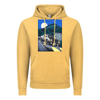 Vintage Mustard initial d poster hipster Vintage Hoodie - ArtChic