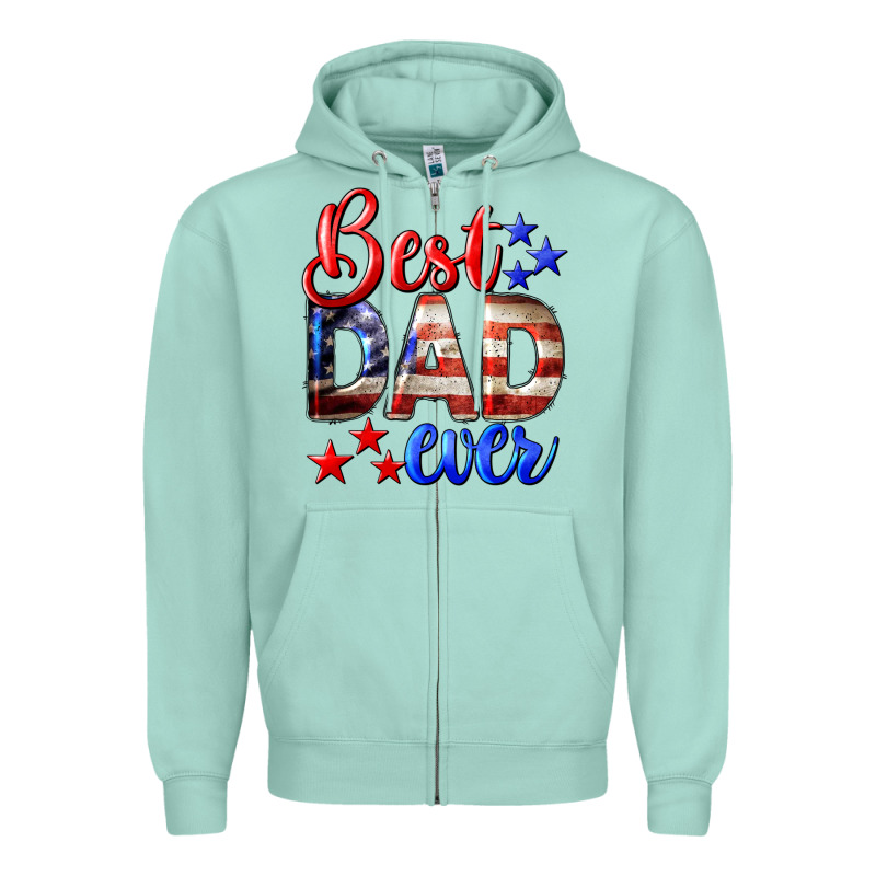 Best Dad Ever Zipper Hoodie by LillyAllenDesigns | Teevron
