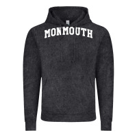 Vintage Black Monmouth Arch Retro University Style Vintage Hoodie - ArtChic