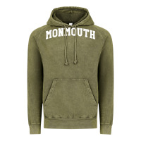 Vintage Olive Monmouth Arch Retro University Style Vintage Hoodie - ArtChic