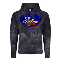 Cloud Black skyline chili Vintage Hoodie - ArtChic