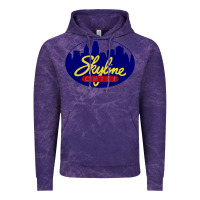 Cloud Purple skyline chili Vintage Hoodie - ArtChic