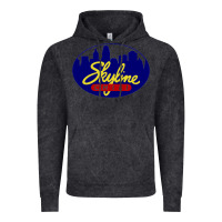 Vintage Black skyline chili Vintage Hoodie - ArtChic