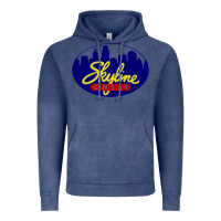 Vintage Denim skyline chili Vintage Hoodie - ArtChic