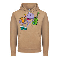 Vintage Coffee squiddly diddly Vintage Hoodie - ArtChic
