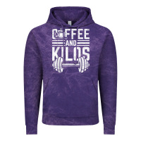 Cloud Purple Coffee And Kilos Weightlifting Gift Vintage Hoodie - ArtChic