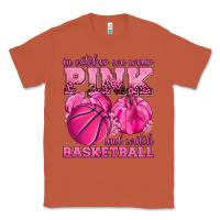 Copper In October We Wear Pink and Watch Basketball Classic Tee - texasbilliewilder