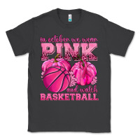 Smoke In October We Wear Pink and Watch Basketball Classic Tee - texasbilliewilder
