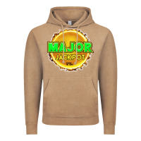 Vintage Coffee MAJOR JACKPOT Design - Pokie Designs Vintage Hoodie - ArtChic