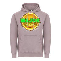 Vintage Zinc MAJOR JACKPOT Design - Pokie Designs Vintage Hoodie - ArtChic