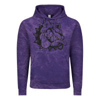 Cloud Purple english bulldog Vintage Hoodie - ArtChic