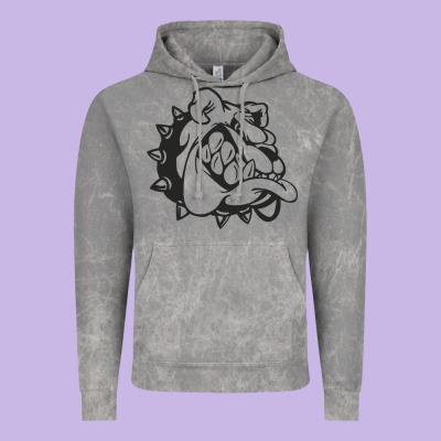 English Bulldog Vintage Hoodie Designed By Artchic