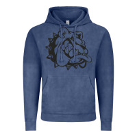 Vintage Denim english bulldog Vintage Hoodie - ArtChic