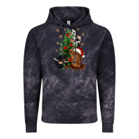 Cloud Black heifer cow gnomies christmas tree Vintage Hoodie - CowGirlArtShop
