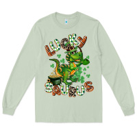 Matcha Lucky Saurus Long Sleeve Tee - CowGirlArtShop