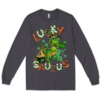 Smoke Lucky Saurus Long Sleeve Tee - CowGirlArtShop