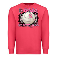 Cardinal in october we wear pink volleyball Premium Sweatshirt - BarkalooDesign