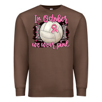 Chestnut in october we wear pink volleyball Premium Sweatshirt - BarkalooDesign
