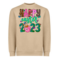 Mushroom Happy Easter Heavyweight Sweatshirt - CowhideDigitalArt