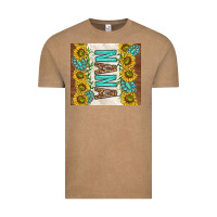 Vintage Coffee nana sunflowers and turquoise gemstones Vintage Tee - TumblerDesignByShophia