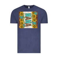Vintage Denim nana sunflowers and turquoise gemstones Vintage Tee - TumblerDesignByShophia