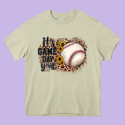 It's Game Day Y'all Baseball Heavy Core Tee Designed By Jahusdesignshop
