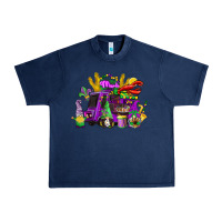 Navy mardi gras gnome truck Urban Heavy Tee - CowGirlArtShop