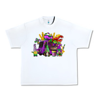White mardi gras gnome truck Urban Heavy Tee - CowGirlArtShop