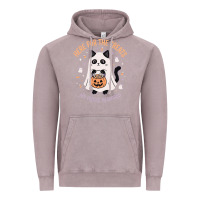 Vintage Zinc halloween cat costume Vintage Hoodie - StudioElite