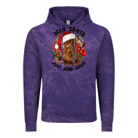 Cloud Purple dear santa just send cows Vintage Hoodie - CowGirlArtShop