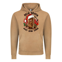 Vintage Camel dear santa just send cows Vintage Hoodie - CowGirlArtShop