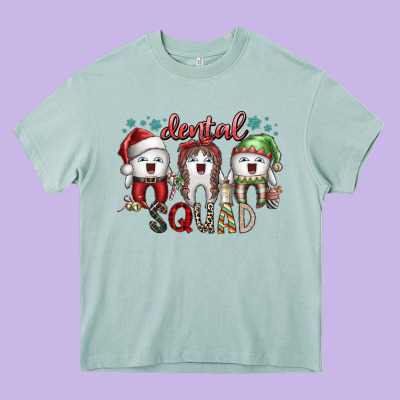 Dental Squad Heavy Core Tee Designed By Sublimationcraftshop