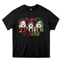 Black dental squad Heavy Core Tee - SublimationCraftShop