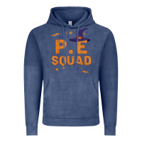 Vintage Denim pe squad witch halloween pe teacher matching Vintage Hoodie - trangStudio